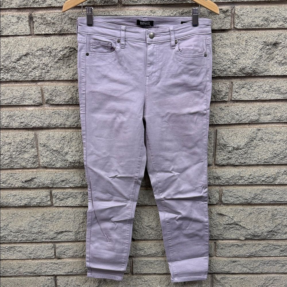 Buffalo David Bitton Lilac Cropped Skinny Jeans